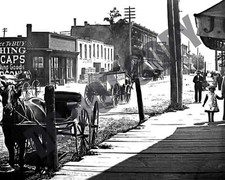 1880s View of Michigan Avenue In Corktown In Detroit 8x10 Photo picture