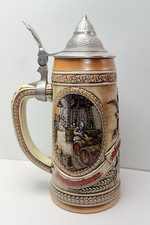 Anheuser-Busch Budweiser A Series Limited Edition Lidded Stein Ceramarte picture