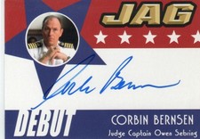 JAG Premiere Edition TK Legacy 2006 Auto Autograph D18 Corbin Bernsen picture