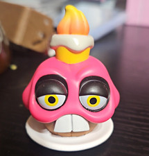 Pink Cupcake Figurine w/ Candle Plastic Figure Toy MPN GFT250106 picture