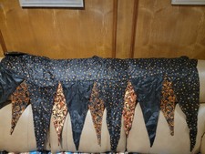 Pier 1  Mantel Scarf  Halloween Mantel scarf 30 x 64 Orange and Black picture