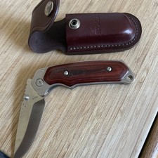 Buck Alpha Hunter 277T Folding Knife Rosewood Handle  picture