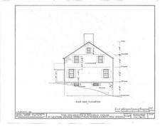 Morristown New Jersey Sylvester D Russell House 1930s East Side Elevation picture