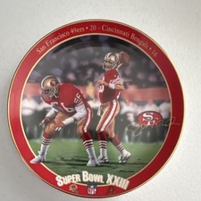 Joe Montana King of Comebacks Super Bowl XXIII Bradford Exchange Plate picture