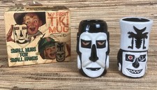 Bali Hai Creepxotica Mini Tiki Mug Shot Glass Set The Goof on the Roof 2024 New picture