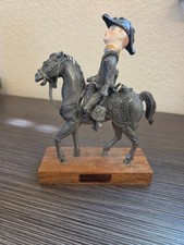 Les Etains du Prince Napoleonic Chasseur Imperial Guard Pewter Horse Figurine picture