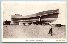 The Lifeboat Station Dungeness England c1910 Postcard picture