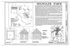 Photo:Gettysburg PA Spangler Farm 1860s Gettysburg Civil War Site Plan Map picture