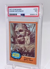 Star Wars Topps 1977 “Chewie Gets Riled” Card #298 Graded PSA 7 picture