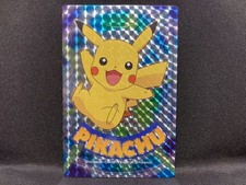 Pokemon Pikachu Card Sticker Snack Bonus Prism Holo Collectible Japanese Vintage picture