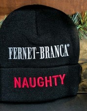 Fernet Branca Naughty Bitter Beanie Hat Winter Toboggan RARE New picture