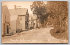 ME - Main Street West Buxton Maine Unposted RPPC 1904-1918 Postcard picture