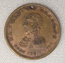 1840 William Henry Harrison Campaign Token 