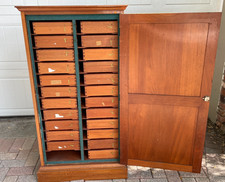 Schmitt Schmidt hardwood boxes cabinet entomology insect collections museum picture
