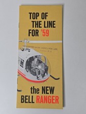 Bell Ranger Top Of The Line 1959 Brochure Australian Sales Stamp Evans Archive picture