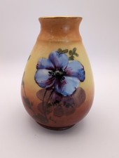 Wm. Guerin & Co. (W.G. & Co.) Pansy Vase, Porcelain, 4