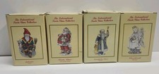 International Santa Claus Collection Lot of 4 Vintage Christmas Figurines W Box picture