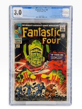 Fantastic Four #49 CGC 3.0 1966 Marvel 1st Full Galactus & 2nd Silver Surfer App picture
