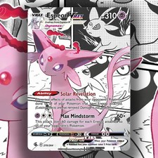TCG P CUSTOM Anime Series Espeon Card picture