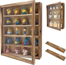 11x14 Shadow Box Frame with Removable Shelves,Collectible Display Shelves Cas... picture