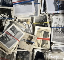 100 BLACK & WHITE PHOTOS LOT Original Vintage Found Photographs Random Selection picture