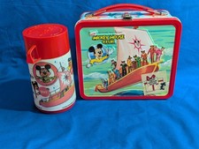 Vintage Mickey Mouse Club Metal Lunchbox NMT 1977 Unused Aladdin picture