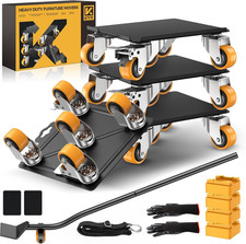 Furniture Dolly, Furniture Movers with 5 Wheels,Carbon Steel Panel Heavy Duty picture