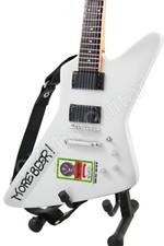 Miniature Guitar James Hetfield Metallica MORE BEER & Strap picture