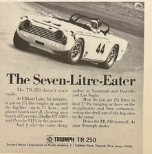 1968 Triumph TR-250 vintage magazine print ad 
