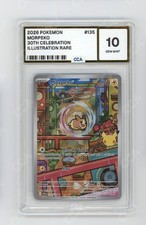 2026 Pokemon 30th Celebration Morpeko #135 Holo CCA 10 Gem Mint picture