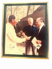 Jimmy Carter, Menachem Begin, And Anwar Sadat . Photo From 1978 Camp David. picture