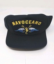Vintage U.S. Navy NAVOCEANO Command Snap Back Ball Cap Northstar Made in USA picture