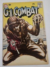 GI Combat #78-DC COMICS 1959-Classic Grey Tone Cover picture