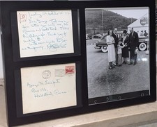 1952 *General George C. Marshall* HANDWRITTEN & SIGNED Letter To His Godson picture