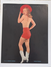 RARE 1954 Marilyn Monroe Southern Exposure Topless Pinup Lithograph 8