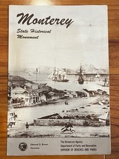 1960s VTG Monterey State Historical Monument Brochure Map California  picture