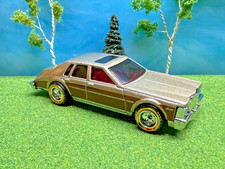 Custom Hot Wheels 1982 Cadillac Seville, Italian Deep Dish Low-Rider Rims Tires picture