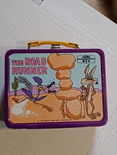Vintage The Road Runner Lunchbox And Thermos 1970,S picture