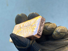 10 oz CU .999 Copper Bar Solid Copper picture