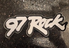 Vintage 97 Rock Bumper Sticker Reprints. 97Rock Houston Radio 80's 101klol picture