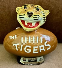 Vtg 1977 Jim Beam Bourbon Whiskey The Tigers Australian Football Decanter LSU picture