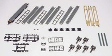 Green Max N Gauge Underfloor Cart Set, Commuting Type, Air Conditioned Car, Basi picture