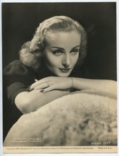 Carole Lombard Stunning Portrait 1938 Original Photo Paramount Pictures J5449 picture