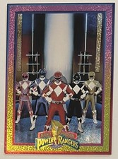 Vintage 1994 Mighty Morphin Power Rangers Parallel Foil  Card #17 Series 1 MINT picture