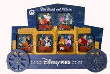 Disney Parks 2026 Halloween Villain Box Pin Set with Chaser Pin LE 2000 picture