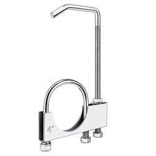 2 Pcs 4 Inch Universal Exhaust Clamp with Hanger picture