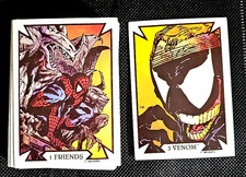 1989 COMIC IMAGES TODD MCFARLANE SERIES 1 COMPLETE 45 CARD SET * FIRST VENOM * picture