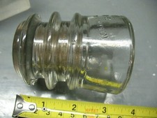 WHITTALL   TATUM No. 3 CLEAR INSULATOR  15-46  A  picture