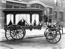 New York City  photo M.S York Funeral Hearse Manhattan Guilded age  1890s 8.5x11 picture