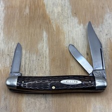 Vintage Case Tested XX 1920-1940 Greenbone 6347LP Long Pull Stockman Knife Exc picture